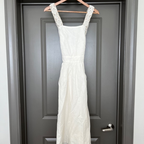 NWT Sezane Fannette Dress in white sz FR 36 / US 4 - Picture 3 of 4